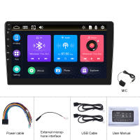 Podofo Radio De Coche 2 DIN 9" HD Autoradio Multimedia Player Carplay Bluetooth USB FM Cámara Soporte Control Del Volante Universal - details 13