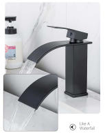 Grifo de Lavabo de Acero Inoxidable Contemporáneo Grifo de Agua Cálida y Fría con Manija Única - details 2