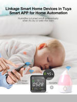 Detector De CO2 Inteligente GIRIER Tuya WiFi Con Sensor De Temperatura Y Humedad Compatible Con La Aplicación Smart Life - details 8