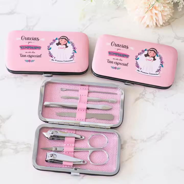 Pack de 6 a 36 unidades de Set manicura, Set de manicura de comunion, Diseños para niña y para niño, Recuerdos de primera comunión, Regalos para invitados, Detalles para invitados, Regalantes.com - 1