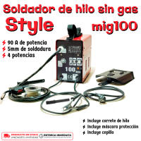STYLE3 MIG-100, soldador de hilo sin gas, 90 A de potencia, 5mm de soldadura y 4 potencias. - details 0