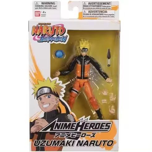 Bandai Figura Articulada Anime Heroes Naruto Uzumaki - Coleccionables - 1