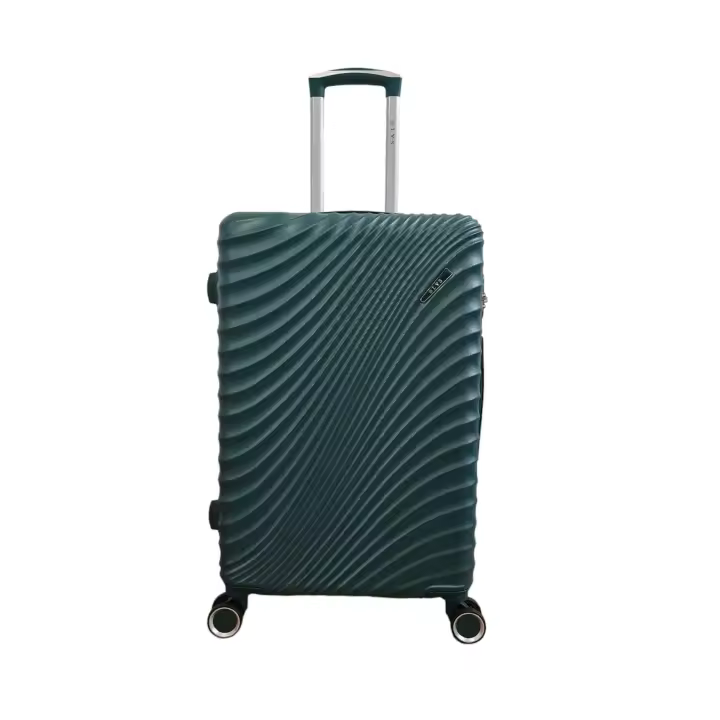 Maleta de viaje Barata Mediana Lys 616 Verde de  66 x 44 x 25 cm y 3,2 Kg. Maletas de Viaje Rígida  Equipaje  con 4 Ruedas giratorias 360º y Cerradura de Combinación (Color Verde) - 1