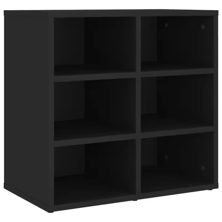 VidaXL Mueble Zapatero Negro 52,5x30x50 cm - 1
