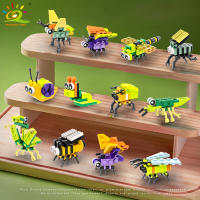 HUIQIBAO Bloques De Construcción 12 En 1 Modelo De Insecto Moc Fly Bee Ciudad Juguete De Puzzle Para Niños Edad Recomendada 14+ - details 10