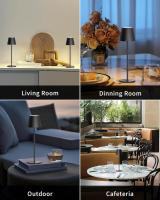 Lámpara De Escritorio LED Táctil Recargable 3 Colores Ajustable Para Dormitorio Sala De Estar Bar Comida Lectura Iluminación - details 8