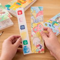 Libro De Coloreado Con Acuarela Para Niños De 12 Páginas Juguete Desarrollativo Para Regalos De Acción De Gracias Pascua Y Navidad - details 1