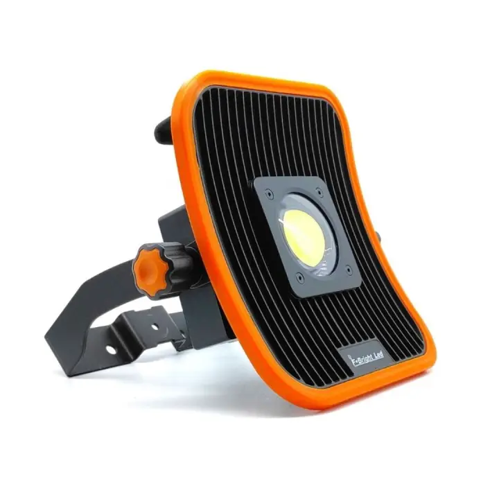 Foco Proyector Led de Trabajo Recargable con USB IP54 30W 6500K, 5mts cable 3 X 1,5 mm y cargador 12 V F BRIGHT - 1