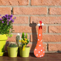 Adornos De Resina De Cerca De Gallo Con Cuello Largo Para Decoración De Jardín Y Exterior Estatuillas De Hembra Silvestre Para Escritorio Del Despacho - details 4
