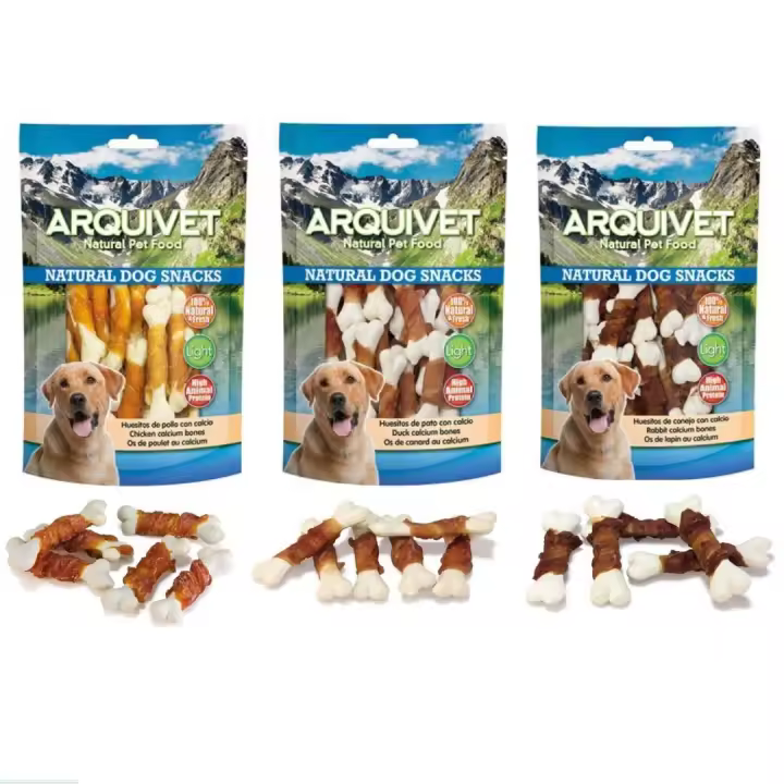 Pack degustación para Perros ( 3 bolsas Snacks 100% naturales para Perros - Alimento complementario para Perros - 1