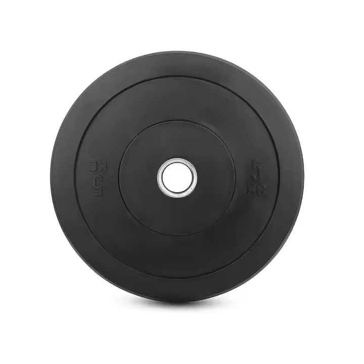 Cannon - Disco Bumper  50mm, De 5 kg a 25kg, Bumpe Plates, Goma Maciza, Absorben Golpes, Color Negro, Entrenamiento Pesas - 1