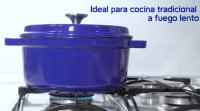 Olla Coccote hierro fundido esmaltado antiadherente 24 cm/ 3,6 litros 6/ 4 comensales, Olla con tapa redonda para cocinar con los sabores y nutrientes. Gourmet Tools de XSQUO Useful Tech - Roja, Azul, ,Blanca. - details 3