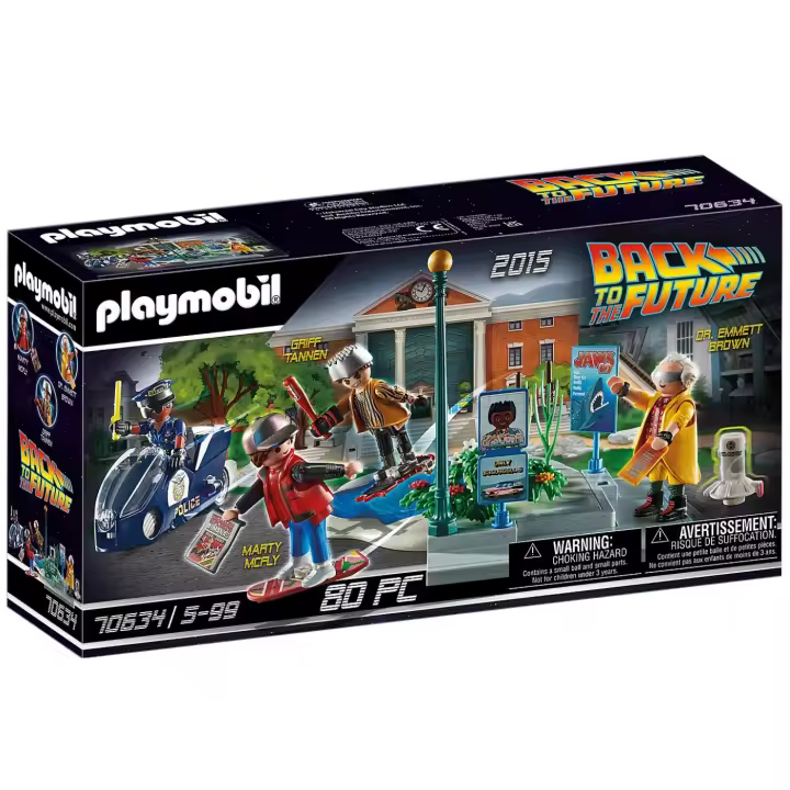 PLAYMOBIL REGRESO AL FUTURO II PERSECUCIÓN EN MONOPATÍN, 70634, TIENDA CON LICENCIA OFICIAL - 1