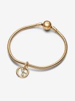 Pandora - Charm Colgante del zodiaco Cáncer - Baño de Oro de 14K - details 0