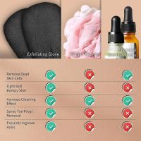 Manguito Exfoliante Profundo 1pc Fibra De Viscosa 100% Guante De Limpieza Para Piel Eliminación De Piel Muerta Y Suciedad - details 5