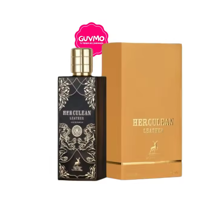 Maison Alhambra Herculean Leather Eau de Parfum Unisex 80 ml – Perfume Cuero Amaderado con Notas de Especias, Flores y Maderas Nobles - 1
