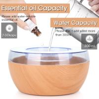 Humidificador Difusor de aire Humidificador Aroma 300 ml Marrón oscuro - details 4