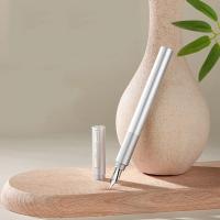 Hongdian H3 Pluma Fuente De Aleación De Aluminio Con Clip De Bambú Iridium EF 0.4mm Para Escritura Suave Estilo De Oficina Y Negocios - details 6