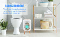 Bandeja Automática Con Sensor De Movimiento Pequeña De Plástico Ecológica Para Dormitorio Baño Cocina Oficina - details 7