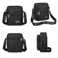 Bolso Bandolera Para Hombre 2024 Nueva Marca Nylon Gris Gran Tamaño Bolsa De Mano Casual Para Viajes Y Negocios Bolsa De Hombro Estilo Chaleco - details 3