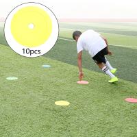 10pcs Discos Planos Con Logotipo Para Entrenamiento De Fútbol Y Baloncesto Discos Redondos De Bocina Material TPE - details 5