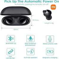 Redmi Buds 3 Lite - Auriculares inalámbricos Bluetooth, diseño juvenil, Bluetooth 5.2, negro - details 2