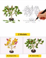 Puzzle 3D De Madera DIY Modelo De Árbol Juguete Educativo Montessori Para Niños Regalo Bloques De Rompecabezas Asamblea Unisex - details 2
