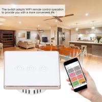 G WiFi Smart Switch, Buena compatibilidad Seguridad inteligente Interruptor táctil inalámbrico para oficinas para hogares - details 2