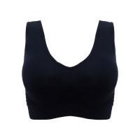 Sujetador De Deporte Para Mujer De Tallas Grandes Con Push-up Inalámbrico Y Shockproof Transpirable Con Tirantes Anchos - details 7