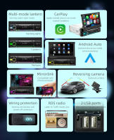 Reproductor Multimedia Para Coche 7 Pulgadas Retráctil Con Carplay Sin Cable Y Android Auto Navegación Inteligente Video Universal - details 7