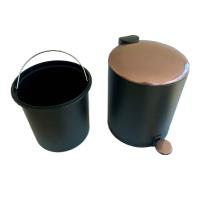 PAPELERA AMIKO SERIE COPPER CON PEDAL PARA LA APERTURA Y 5 LITROS DE CAPACIDAD - details 2