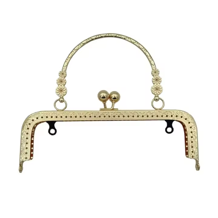 Marco De Bolso Kiss Clasp Lock Metal Para DIY Y Fabricación De Bolsos 18CM/20CM Accesorio De Bolso De Metal Originario De China - 1
