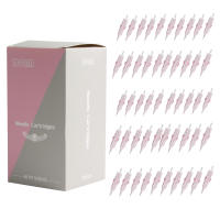 50Pcs Tatuaje Cartridge Desechable Estéril Agujas De Tatuaje Seguridad Tamaño MIX Maquillaje Semicontinuo Para Tatuaje - details 0
