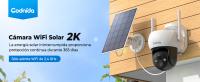 Codnida Q02 Cámara 2K Vigilancia WiFi Exterior Batería con Placa Solar,PTZ 360° Cámara Seguridad sin Cable,Detección de Movimiento PIR,Alarma de Luz y Sonido,Visión Nocturna Color,Audio Bidireccional - details 0