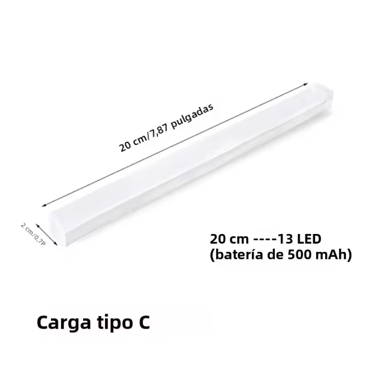 Luces LED Recargables Sin Cable Con Sensor De Movimiento Para Armario Cocina Dormitorio Sensor De Luz Para Gabinete Y Escaleras - 1