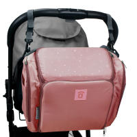 Asalvo Trona de Viaje Sushi Rosa – Trona Portátil 2 en 1 con Función Bolso Isotérmico, Arnés de Seguridad, Bolsillos Integrados y Compatible con la Mayoría de Sillas Estándar - details 2