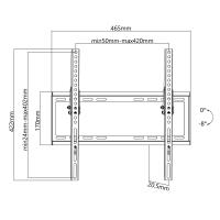 Banner - Soporte de pared para TV inclinable 32 a 55 pulgadas