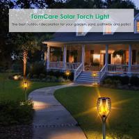 Lámpara De Noche Solar LED Para Jardín 96/12 Velas Saltarinas Impermeables Decoración Para Camino De La Casa Patio Jardín - details 5