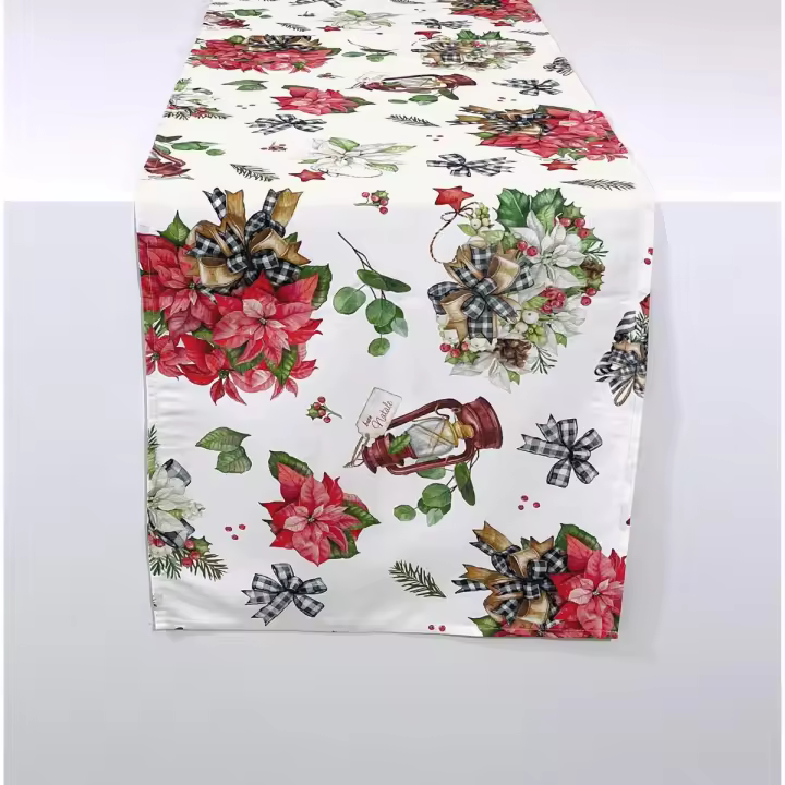 NAF NAF - Camino de mesa de Navidad RIBBON 50x150 cm - 1