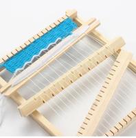 1Pcs Máquina De Tejer De Madera Para Niños DIY Fácil De Usar Juguete Puzzle De Lana Hecho a Mano Herramienta Textil Unisex - details 4