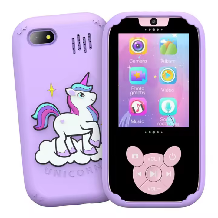 Smart Phone Educativo Para Niños Juguete De Teléfono Con Doble Cámara Reproductor De Música Memoria De 8G Juego De Aprendizaje Para Edad 3-12 Regalo De Cumpleaños - 1