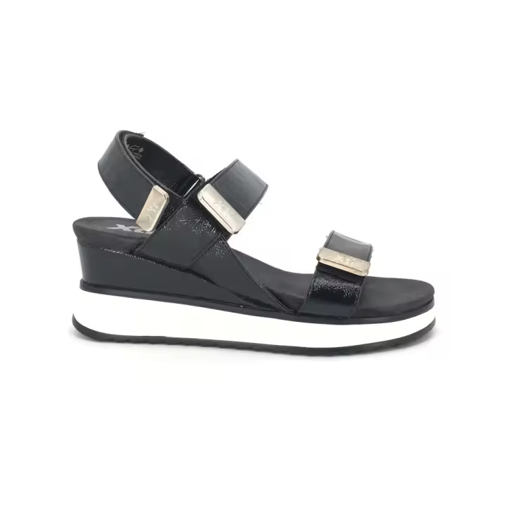 Sandalia Xti para mujer, mod.143884, Sandalia Xti con cuña y cierre fácil - 1