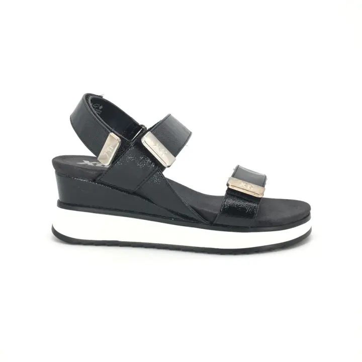 Sandalia Xti para mujer, mod.143884, Sandalia Xti con cuña y cierre fácil - 1