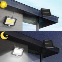 Luz Solar Exterior con Sensor de Movimiento 120 LED COB Impermeable IP65 Lámpara Solares con 5M de Cable, 3 Modos, 120º lluminación, Focos Solares Luces de Seguridad para Jardín Garaje / Sótano / Jardín / Patio - details 1