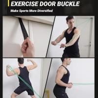 Banda De Resistencia De Látex Para Pilates Y Ejercicios De Fuerza Resistente Auxiliar De Agarre Para Deportes Y Entrenamiento De Fitness Equipo De Elasticidad Para Brazos Piernas Abdomen Y Espalda - details 2