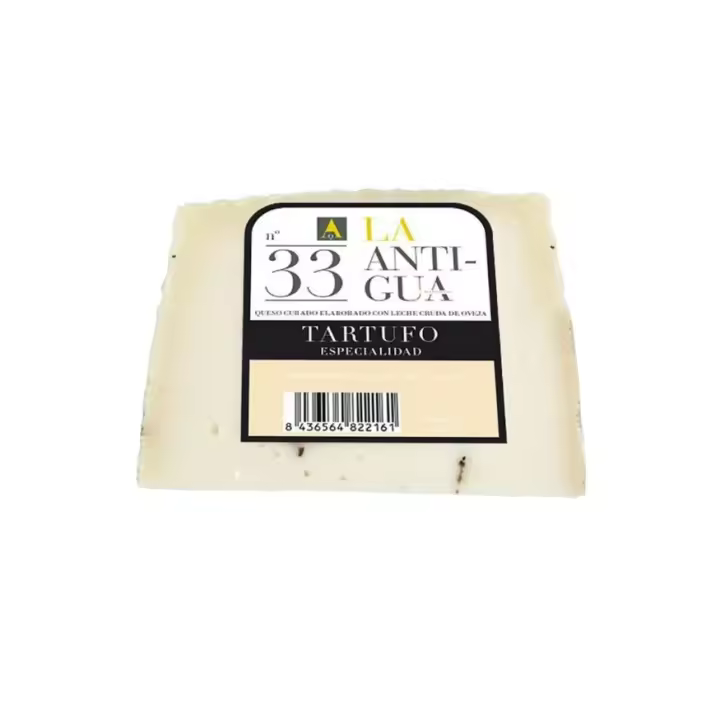 Quesería la Antigua -  Queso de oveja curado al Tartufo (con TRUFA) -Cuña 250gramos - 1