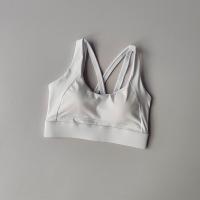 Sudadera Deportiva De Alta Gama Para Mujer Impacto Alto Push up Fitness Yoga Gimnasio Top Corto Transpirable Nylon Spandex Cierre De Tres Brechas - details 14