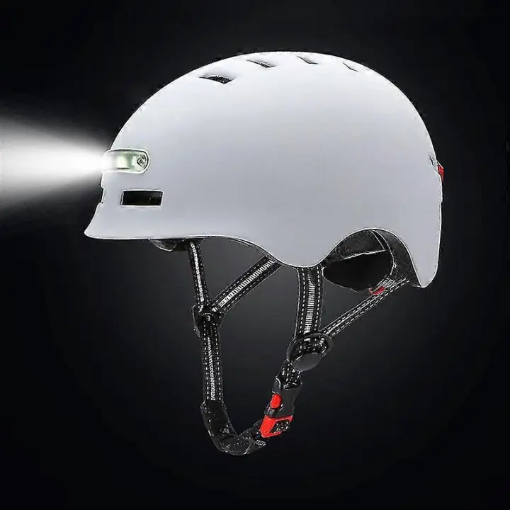 Christmas Bike Cycling Helmet Motorcycle Helmet With Illuminated Warning Light For Adult Kids - 1