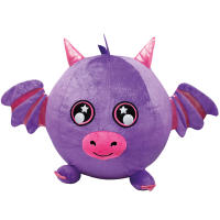COLORBABY - Biggies Peluche hinchable unicornio, unicornio fantasía, perro, perro brillante, dragón, ajolote hinchable, cuenta con hinchador de pie, tamaño XXL, peluche gigante, regalos niños 3 años - details 2