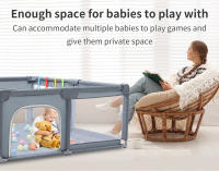 EU Children Store - Parque infantil muebles infantiles recién llegados parque infantil de piscina seca a gran escala parque infantil de 0 a 6 años vallas de Seguridad para niños - details 5